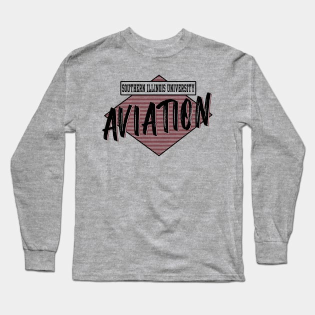 Southern Illinois University Aviation Long Sleeve T-Shirt by AddictingDesigns